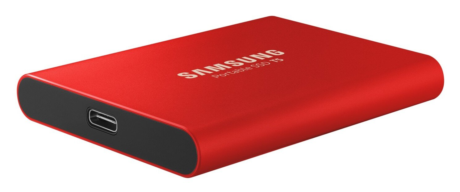 Zewnętrzny dysk SSD SAMSUNG T5 500GB Czerwony MU-PA500R/EU