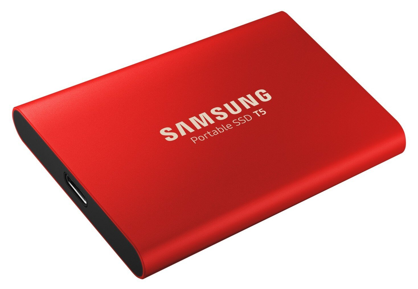 Zewnętrzny dysk SSD SAMSUNG T5 1TB Czerwony MU-PA1T0R/EU