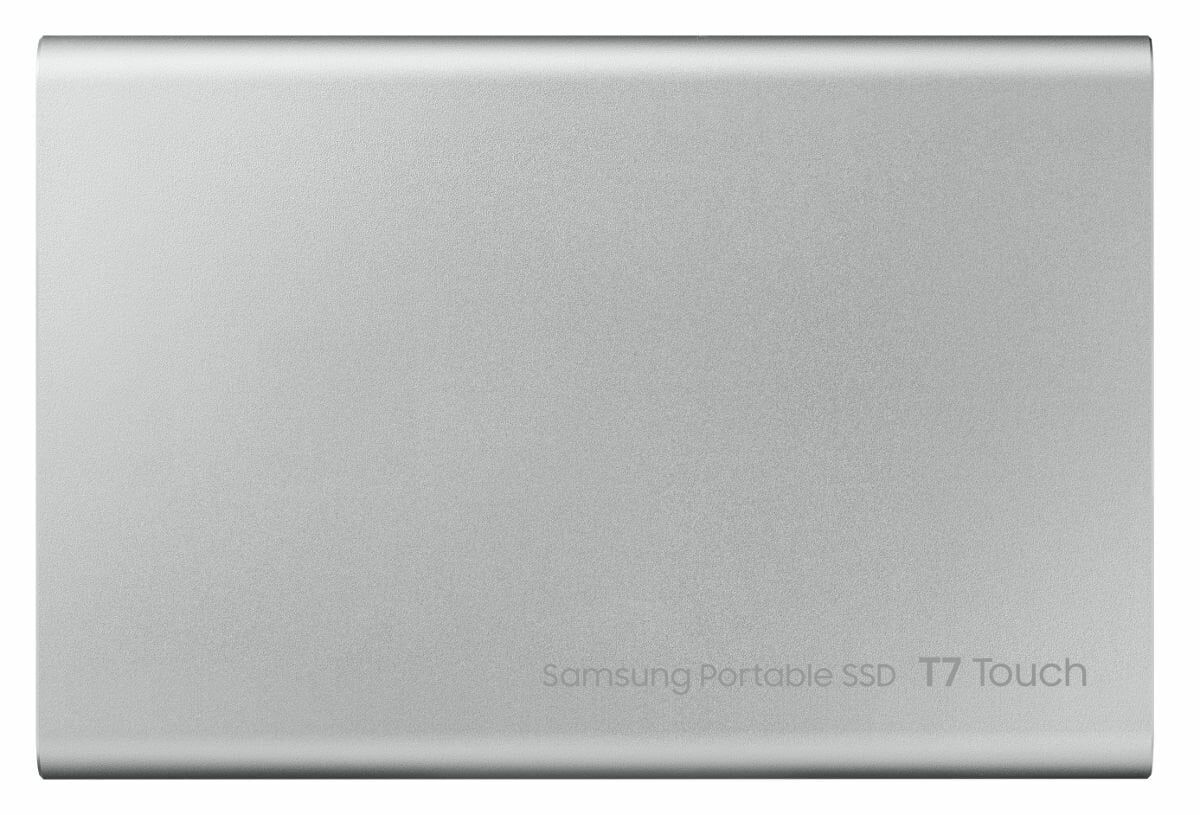 Zewnętrzny dysk SSD SAMSUNG T7 Touch USB 3.2 1TB Srebrny MU-PC1T0S/WW
