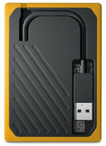 Zewnętrzny dysk SSD WD My Passport Go 500 GB Żółty WDBMCG5000AYT-WESN