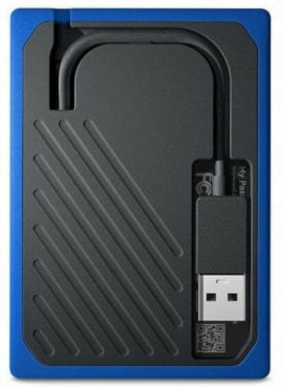 Zewnętrzny dysk SSD WD My Passport Go 1TB Niebieski WDBMCG0010BBT-WESN