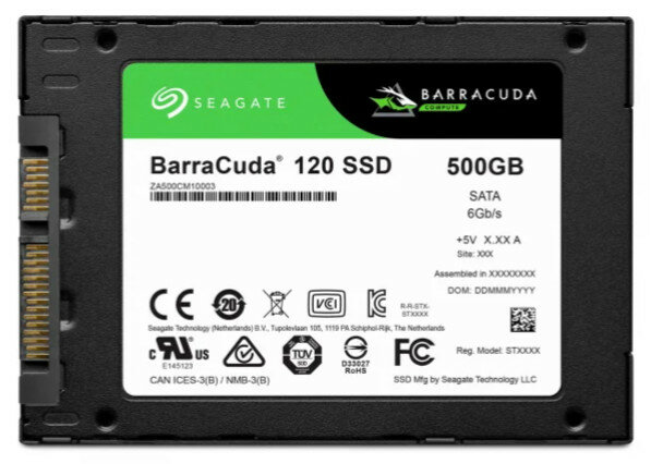 Dysk SSD SEAGATE Barracuda 120 500 GB ZA500CM1A003