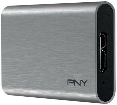 Dysk zewnętrzny SSD PNY Elite USB 3.1 Gen 1 480GB Srebrny