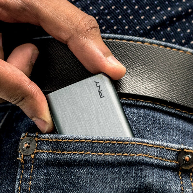Dysk zewnętrzny SSD PNY Elite USB 3.1 Gen 1 960GB Srebrny