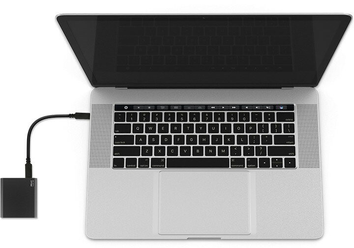 Dysk zewnętrzny SSD PNY Pro Elite USB 3.1 Gen 2 Type-C 250GB Czarny