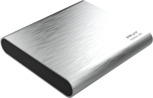 Dysk zewnętrzny SSD PNY Pro Elite USB 3.1 Gen 2 Type-C 250GB Srebrny