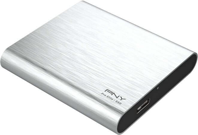 Dysk zewnętrzny SSD PNY Pro Elite USB 3.1 Gen 2 Type-C 250GB Srebrny