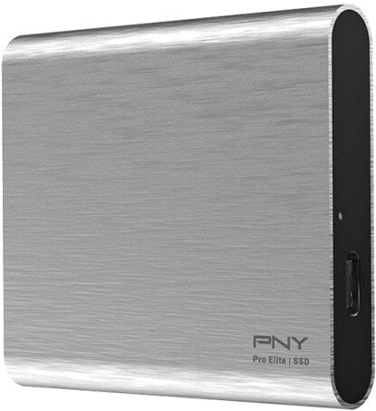 Dysk zewnętrzny SSD PNY Pro Elite USB 3.1 Gen 2 Type-C 1TB Srebrny