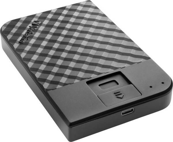 Dysk zewnętrzny VERBATIM Store n Go 2TB HDD Fingerprint Secure USB 3.1 Gen. 1 ze złączem USB-C Czarny