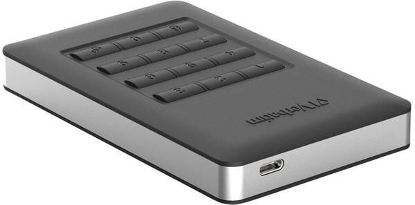 Dysk zewnętrzny VERBATIM Store n Go 1TB HDD Secure USB 3.1Gen. 1 USB-C Czarny