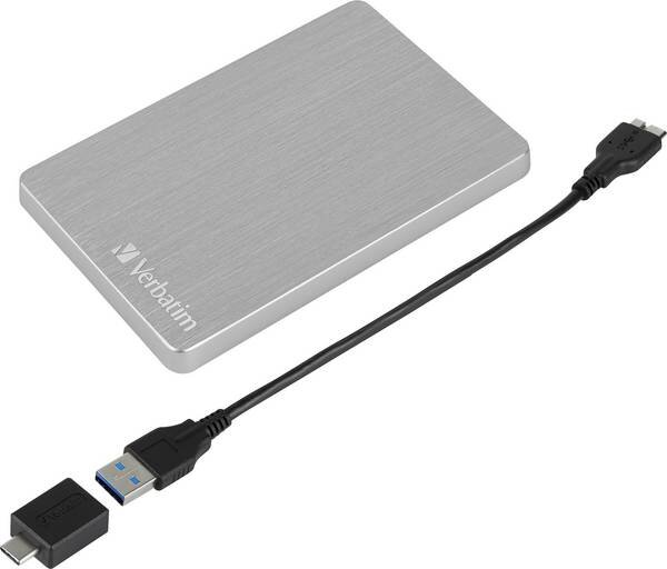 Dysk zewnętrzny VERBATIM Store n Go 1TB HDD SlimUSB 3.2 Gen.1 Srebrny