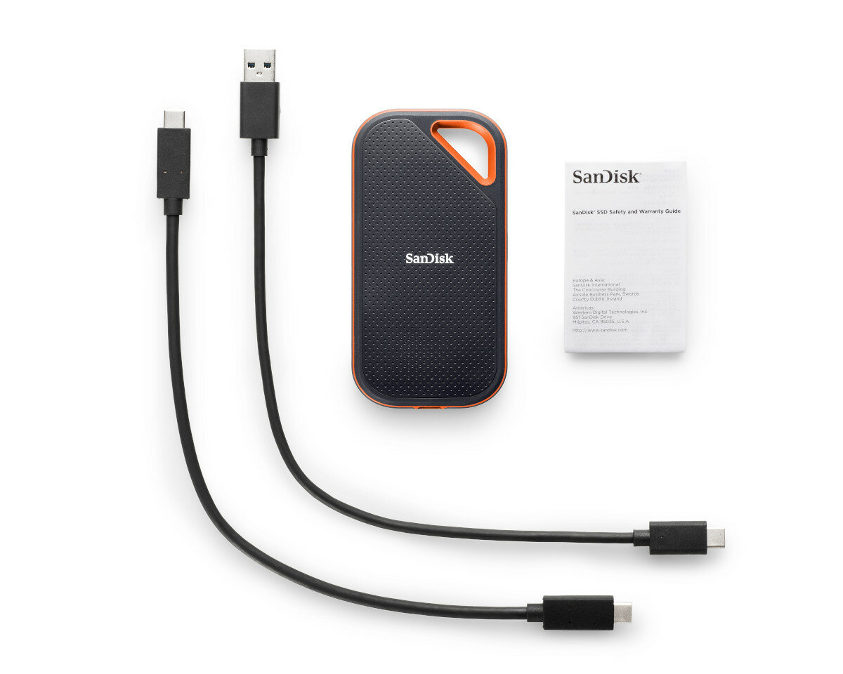 Zewnętrzny dysk SSD SANDISK Extreme Pro Portable v2 1TB 2000MB/s SDSSDE81-1T00-G25