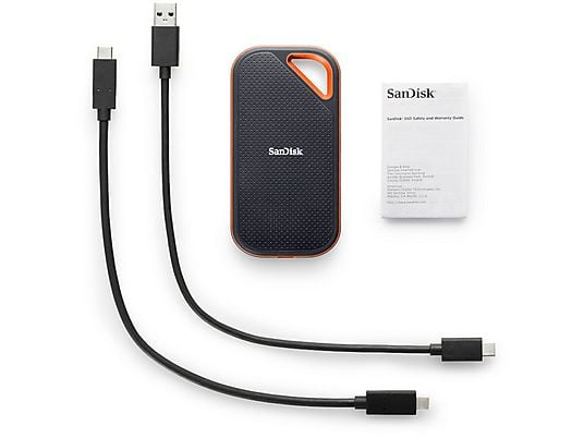 Zewnętrzny dysk SSD SANDISK Extreme Pro Portable v2 2TB 2000MB/s SDSSDE81-2T00-G25