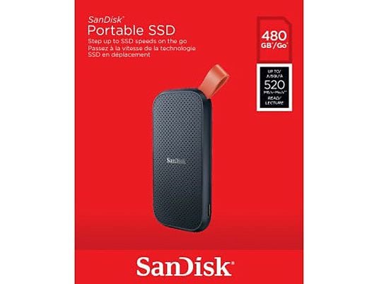 Dysk zewnętrzny SANDISK Portable SSD 480GB SDSSDE30-480G-G25