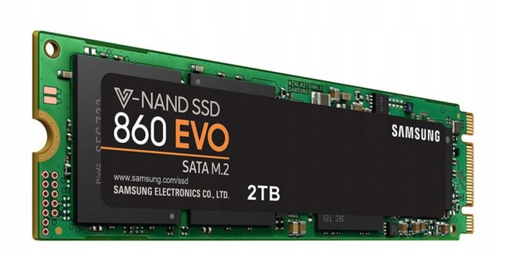 Dysk SSD SAMSUNG 860 EVO 2TB M.2 (SATA) MZ-N6E2T0BW