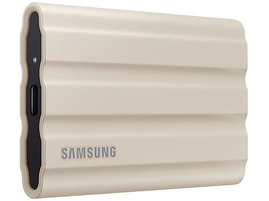 Dysk zewnętrzny SSD SAMSUNG MU-PE2T0K/EU T7 Shield Beżowy 2TB