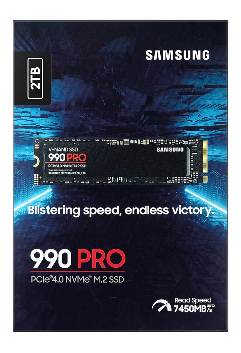Dysk SSD SAMSUNG 990 Pro PCle 4.0 NVMe M.2 SSD 2TB MZ-V9P2T0BW