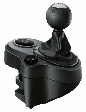 Czarna dźwignia zmiany biegów, z osłoną ze skóry i okrągłą gałką. Białe tło.