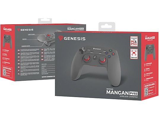 Gamepad bezprzewodowy GENESIS MANGAN PV65 do PS3/PC