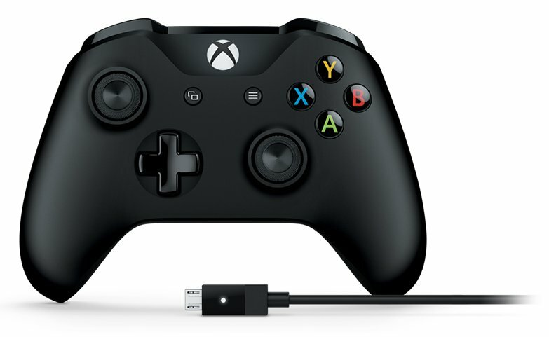 Kontroler MICROSOFT Xbox One + przewód dla systemu Windows