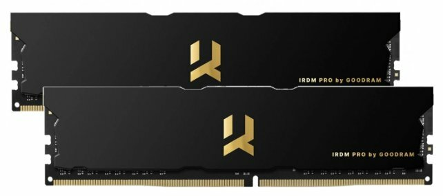 Pamięć RAM GOODRAM IRDM Pro 16GB (2x 8GB) DDR4 4000MHz CL18 Czarny (Pitch Black) IRP-4000D4V64L18S/16GDC