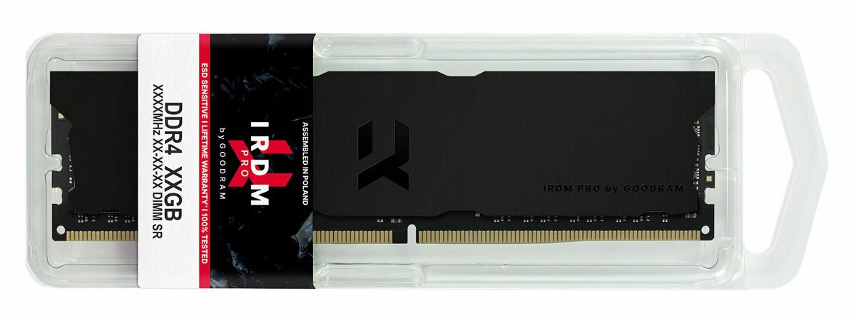 Pamięć RAM GOODRAM IRDM Pro 16GB DDR4 3600MHz CL18 Czarny (Deep Black) IRP-K3600D4V64L18S/16GDC