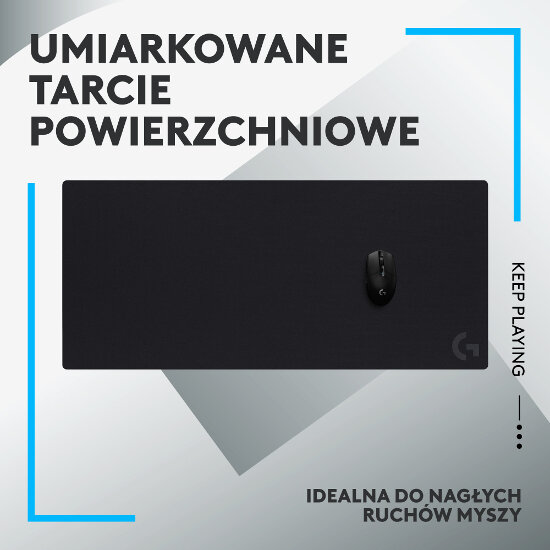 Podkładka pod mysz LOGITECH G840 XL Czarny 943-000777