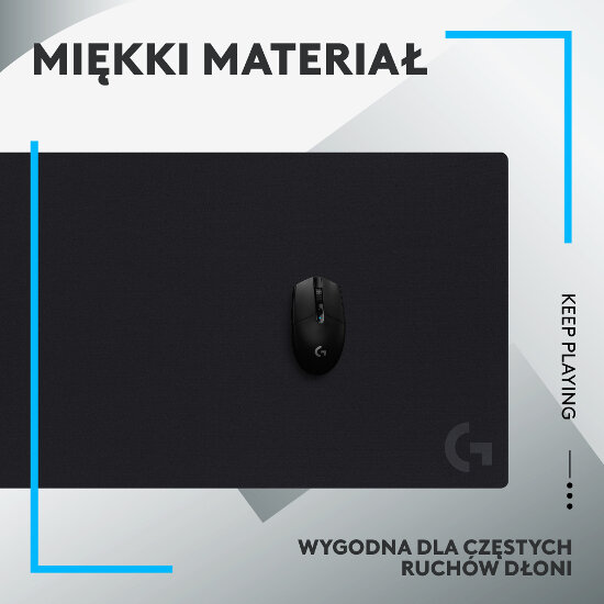 Podkładka pod mysz LOGITECH G840 XL Czarny 943-000777