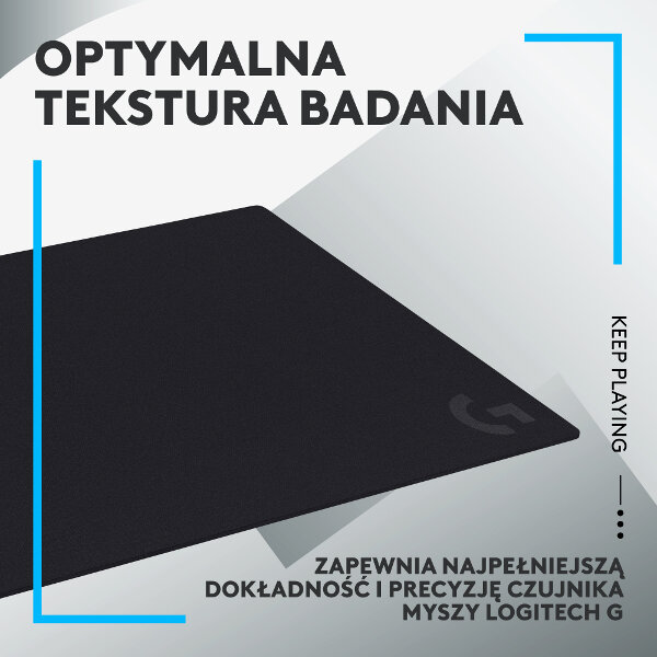 Podkładka pod mysz LOGITECH G640 Czarny 943-000798