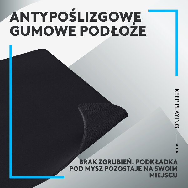 Podkładka pod mysz LOGITECH G640 Czarny 943-000798