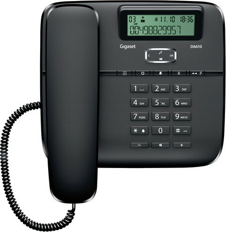 Telefon GIGASET DA610 Czarny