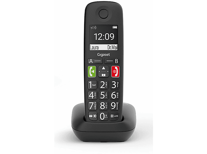 Gigaset E290 Czarny – zdjęcie 3