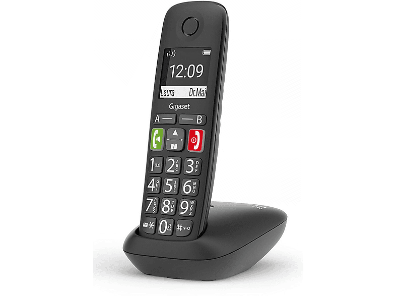 Gigaset E290 Czarny – zdjęcie 2