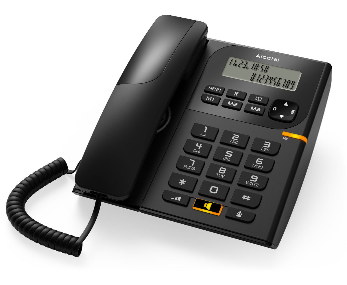 Telefon stacjonarny ALCATEL T58 Czarny