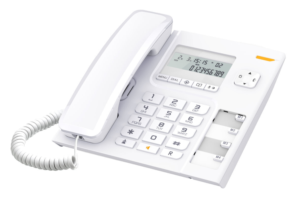 Telefon stacjonarny ALCATEL T56 Biały