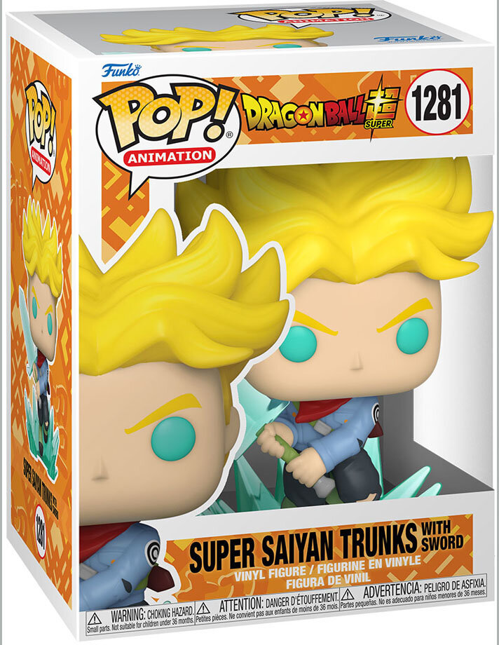 Figurka FUNKO POP Dragon Ball Super SS 1281 Trunks w. Sword
