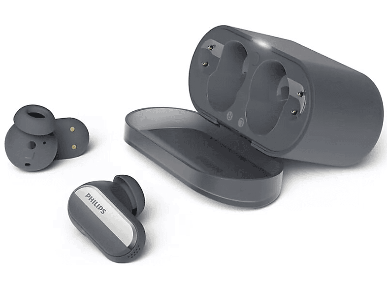 Słuchawki dokanałowe PHILIPS TAT6908BK/00 ANC  Czarny – zdjęcie 2