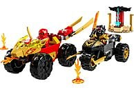 Klocki LEGO Ninjago Bitwa samochodowo-motocyklowa między Kaiem a Rasem (71789)