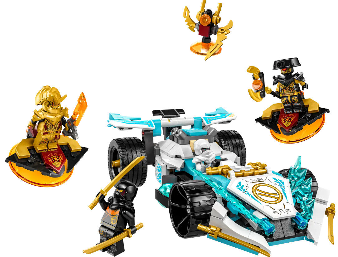 Klocki LEGO Ninjago - Smocza moc Zane’a — wyścigówka spinjitzu 71791