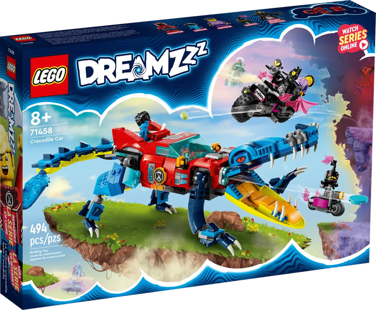 Klocki LEGO DREAMZzz Krokodylowy samochód (71458)