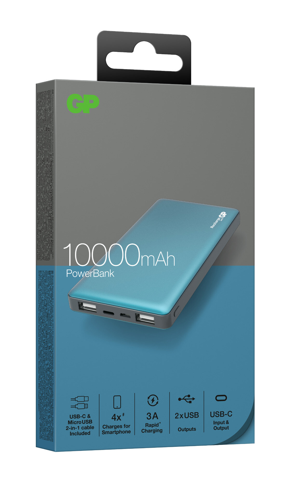 Powerbank GP MP10MAT 10000mAh Morski