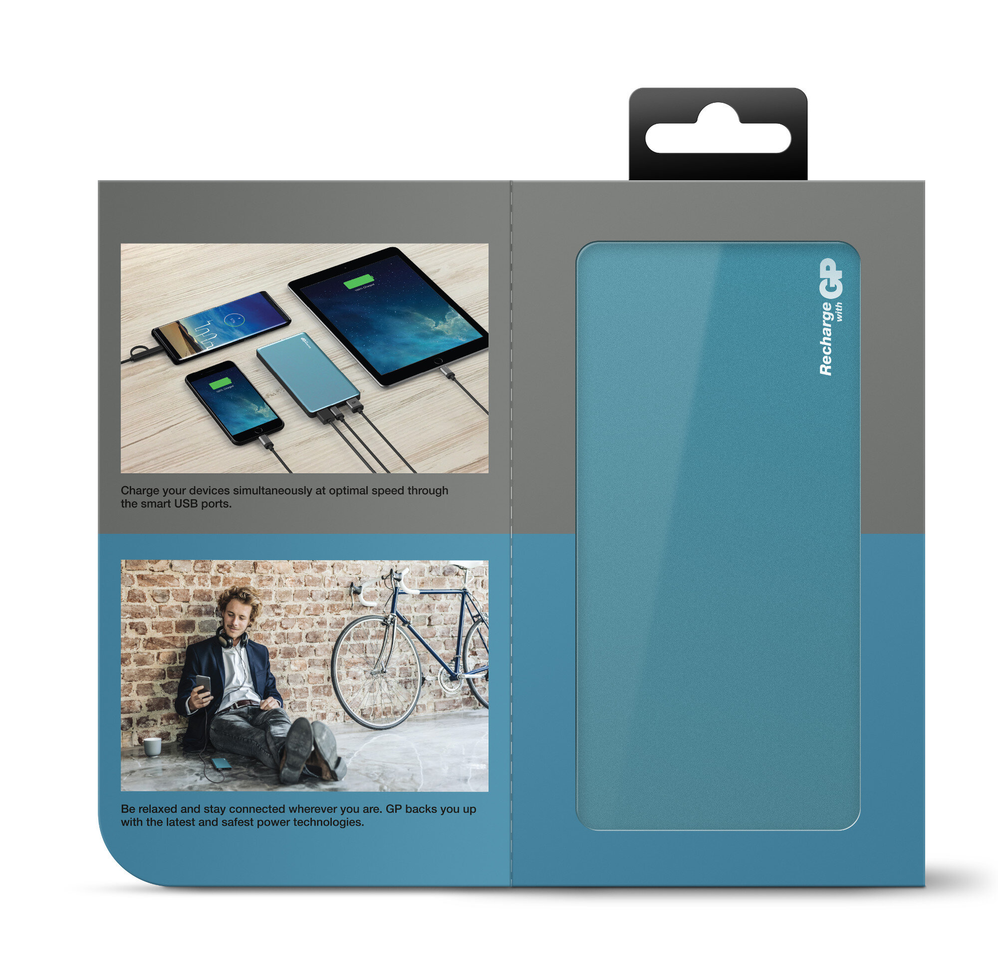Powerbank GP MP10MAT 10000mAh Morski