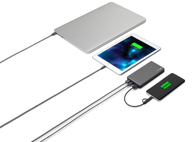Powerbank GP MP15MAGR 15000mAh Szary