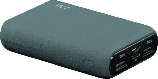 Powerbank ISY IPP-10000-HD-BK Niebieski