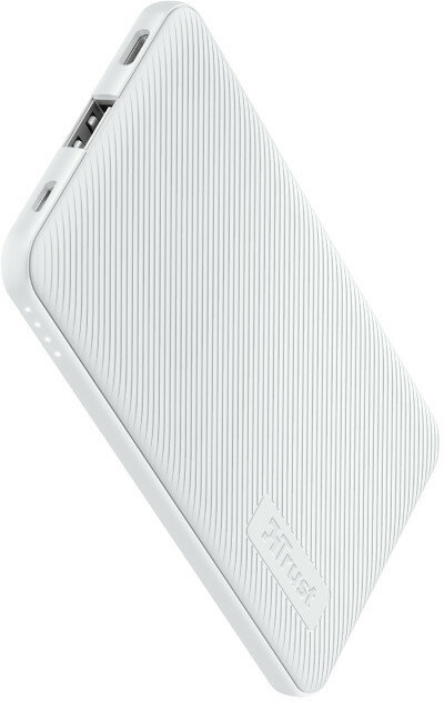 PowerBank TRUST Primo Ultra-thin 5000 mAh Biały