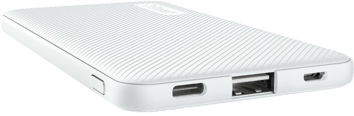 PowerBank TRUST Primo Ultra-thin 5000 mAh Biały