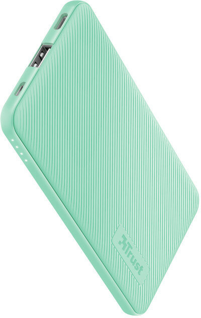 PowerBank TRUST Primo Ultra-thin 5000 mAh Turkusowy