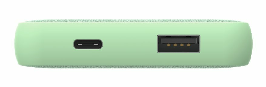 Powerbank HAMA PowerPackFabric10 10000mAh Zielony (Smoke Green) 187259