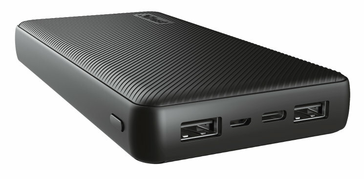 Powerbank TRUST Primo 20000mAh Czarny 23593