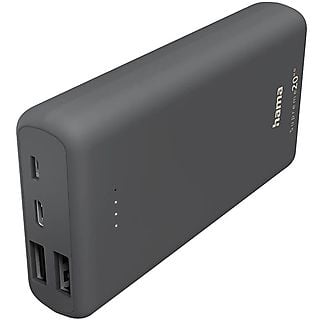 Powerbank HAMA Supreme 20HD 20000mAh 1xUSB-C 2xUSB-A Szary 201669